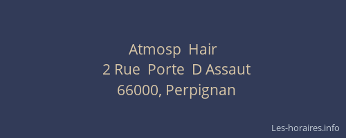 Atmosp  Hair