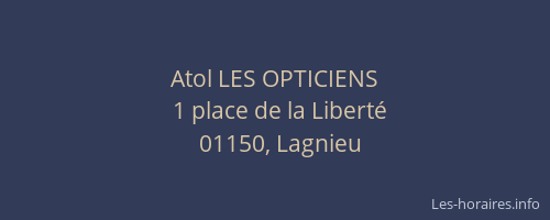 Atol LES OPTICIENS