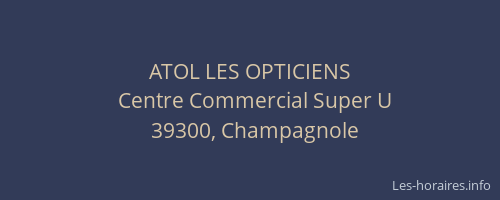 ATOL LES OPTICIENS