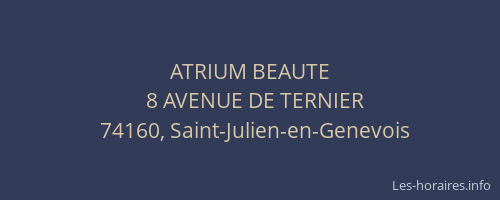 ATRIUM BEAUTE