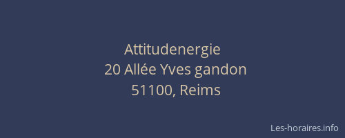 Attitudenergie