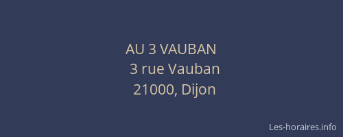 AU 3 VAUBAN