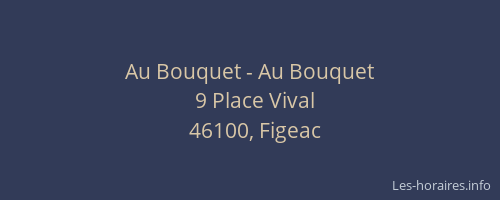 Au Bouquet - Au Bouquet