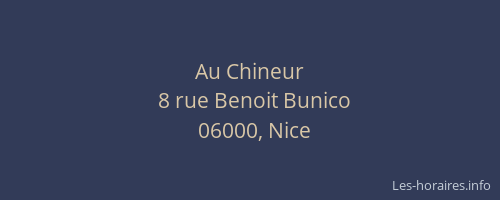 Au Chineur