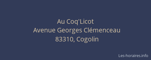 Au Coq'Licot