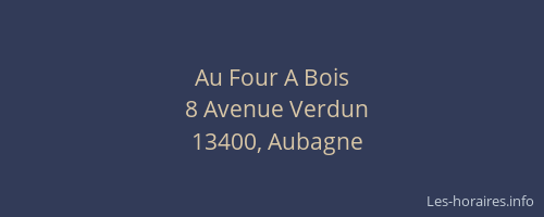 Au Four A Bois