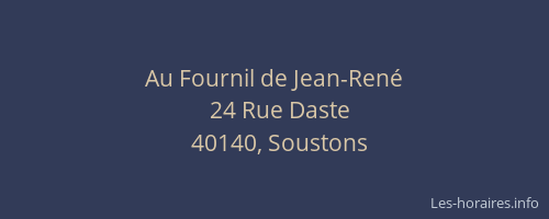 Au Fournil de Jean-René