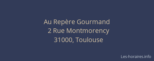 Au Repère Gourmand