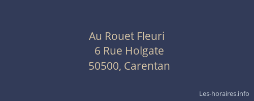 Au Rouet Fleuri