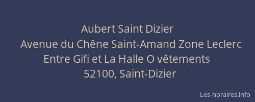 Aubert Saint Dizier