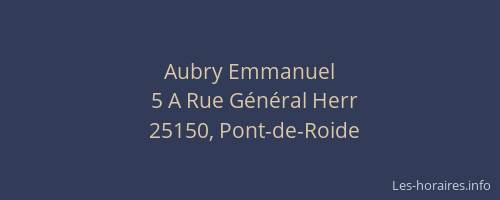 Aubry Emmanuel