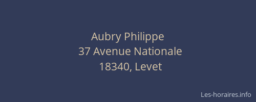 Aubry Philippe