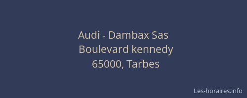 Audi - Dambax Sas