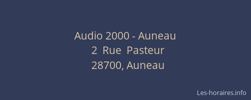 Audio 2000 - Auneau