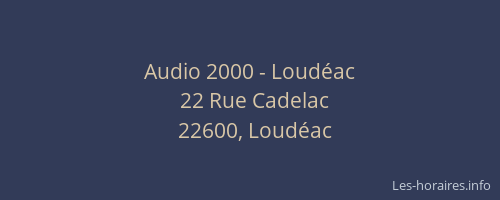 Audio 2000 - Loudéac