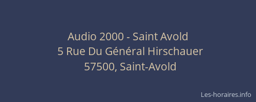 Audio 2000 - Saint Avold