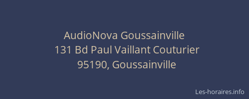 AudioNova Goussainville