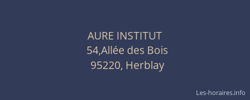 AURE INSTITUT