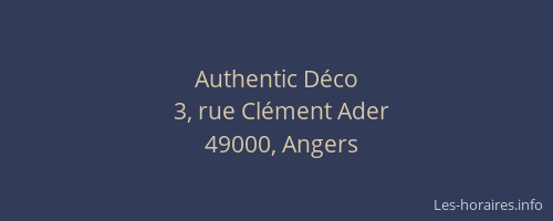 Authentic Déco