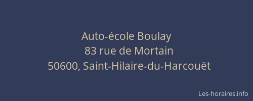 Auto-école Boulay