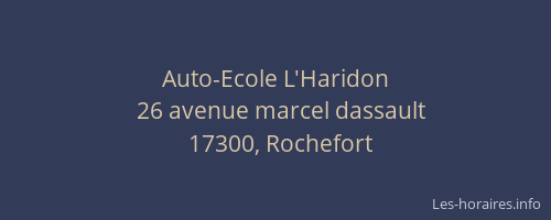 Auto-Ecole L'Haridon