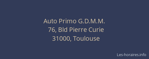 Auto Primo G.D.M.M.