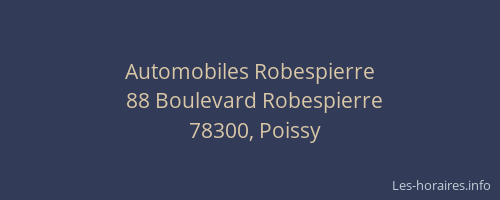 Automobiles Robespierre