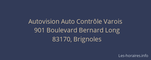 Autovision Auto Contrôle Varois