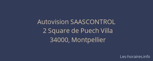 Autovision SAASCONTROL