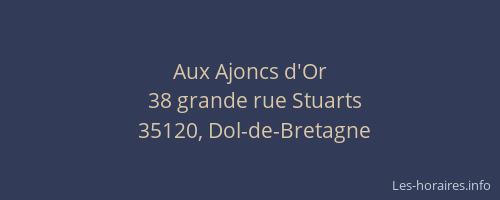 Aux Ajoncs d'Or