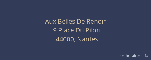 Aux Belles De Renoir