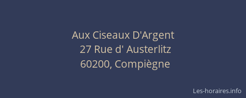 Aux Ciseaux D'Argent