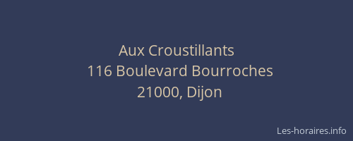 Aux Croustillants