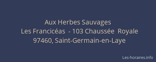 Aux Herbes Sauvages