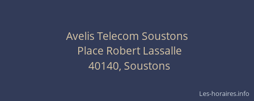 Avelis Telecom Soustons
