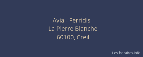 Avia - Ferridis