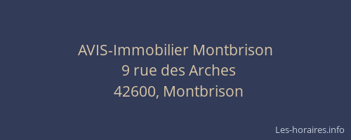 AVIS-Immobilier Montbrison