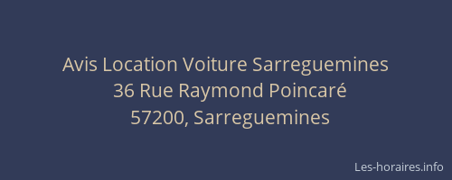 Avis Location Voiture Sarreguemines