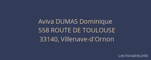 Aviva DUMAS Dominique