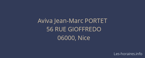 Aviva Jean-Marc PORTET