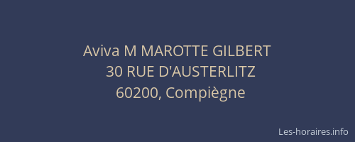 Aviva M MAROTTE GILBERT