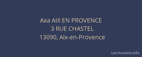 Axa AIX EN PROVENCE