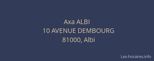 Axa ALBI