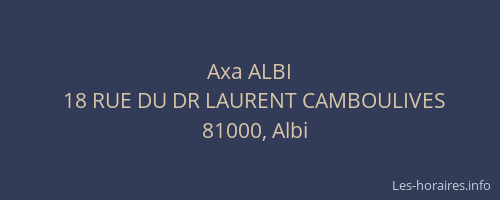 Axa ALBI