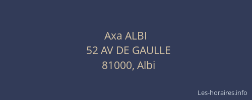 Axa ALBI