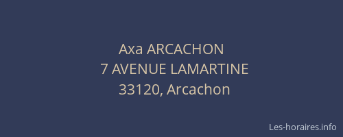 Axa ARCACHON