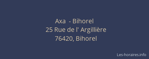 Axa  - Bihorel