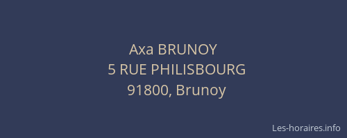 Axa BRUNOY