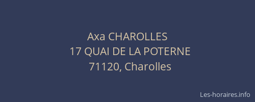 Axa CHAROLLES