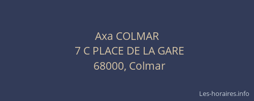 Axa COLMAR